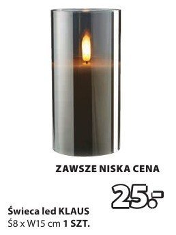 Świeca led KLAUS promocja w Jysk