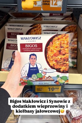Bigos z dodatkiem wieprzowiny i kiełbasy jałowcowej promocja w Biedronka