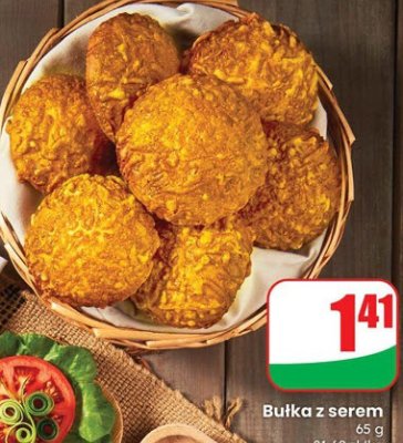 Bułka z serem promocja w Dino