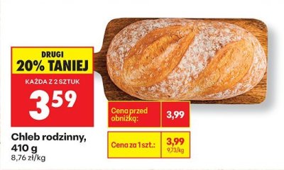 Chleb rodzinny promocja w Biedronka