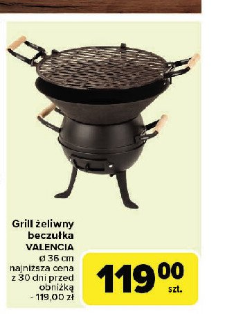 Grill 偶eliwny valencia 36 x 45 x 35 cm promocja