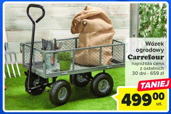 Wózek ogrodowy Carrefour promocja