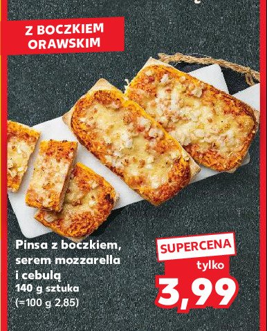 Pinsa z boczkiem promocja w Kaufland