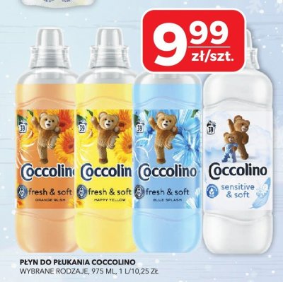 Płyn do płukania Coccolino wybrane rodzaje promocja w Top Market