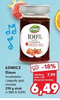 Dżem morela Łowicz 100 % z owoców promocja