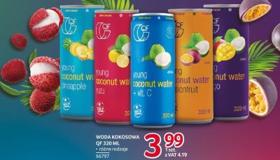 Woda kokosowa QF 320 ml promocja w Selgros