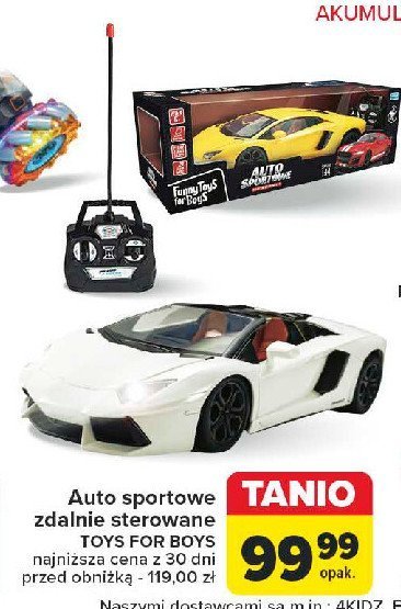 Samochód wyścigowy Toys for boys promocja