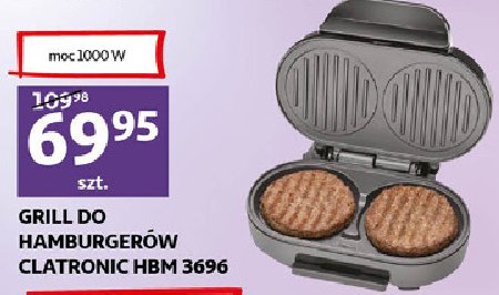 Grill do hamburgerów hbm 3696 Clatronic promocja