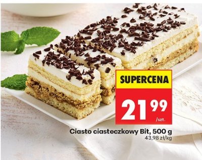 Ciasto ciasteczkowy Bit promocja w Biedronka