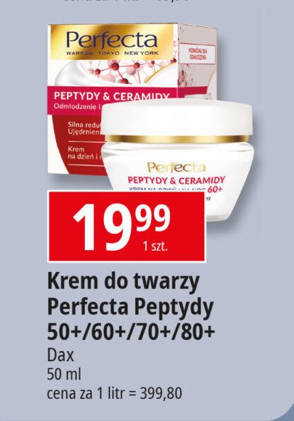 Krem na dzień i na noc 50+ Perfecta peptydy & ceramidy promocja