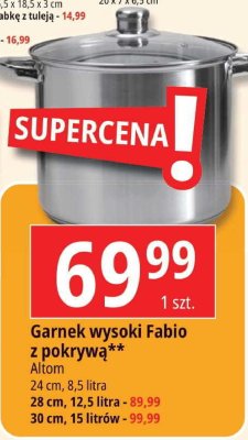 Garnek z pokrywką fabio 24 cm Altom promocja