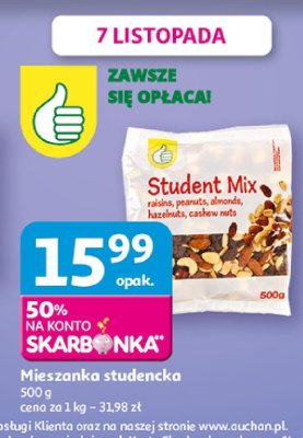 Mieszanka studencka promocja w Auchan