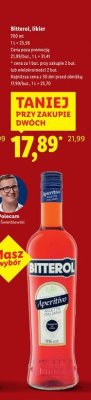 Likier Bitterol Aperitivo promocja w Lidl