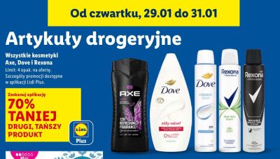 Wszystkie kosmetyki Dove DRUGI -70% promocja w Lidl