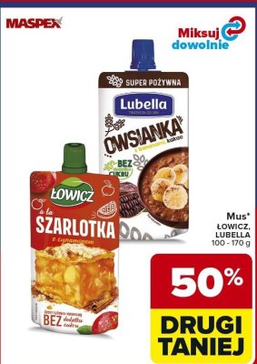 Mus Owsianka Lubella 100-170g różne rodzaje promocja w Carrefour Market