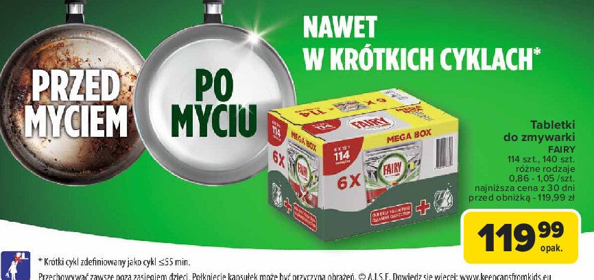 Kapsułki do zmywarek lemon Fairy platinum promocja