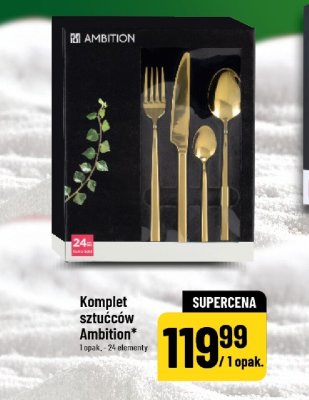 Komplet sztućców Ambition promocja w POLOmarket