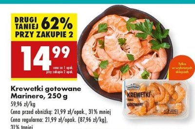 Krewetki bia艂e gotowane Marinero promocja