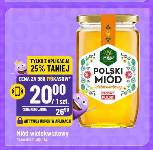 Miod wielokwiatowy Mazurskie miody promocja