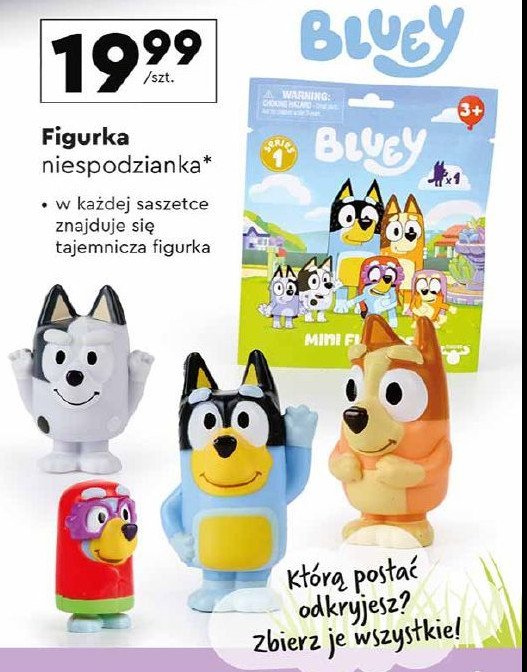 Figurka niespodzianka Bluey promocja w Biedronka