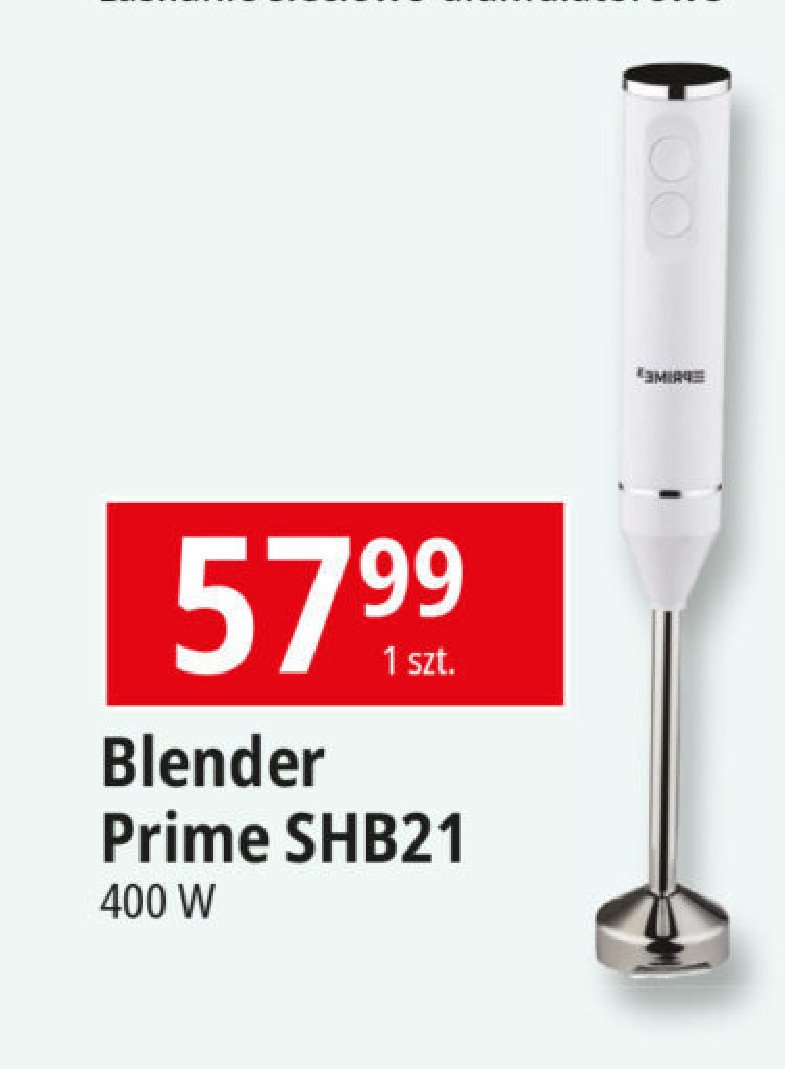 Blender shb21 Prime3 promocja w Leclerc