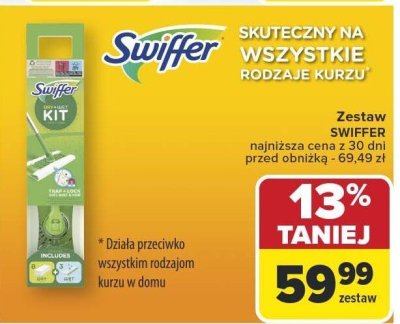 Zestaw SWIFFER promocja w Carrefour