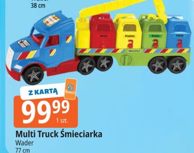 Multi Truck Śmieciarka Wader 77 cm promocja w Leclerc