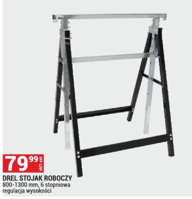 Drel stojak roboczy promocja w Merkury Market
