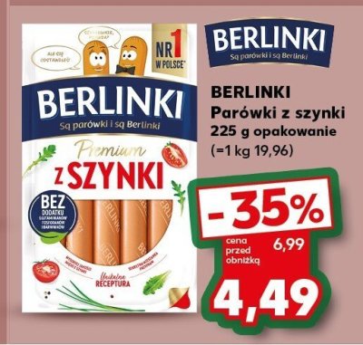 Parówki z szynki Bio organic zagroda promocja w Kaufland