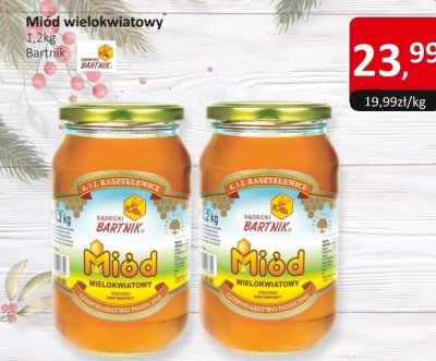 Miód wielokwiatowy Bartnik promocja w Market Point
