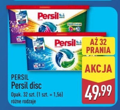 Środek do prania Persil disc różne rodzaje promocja w Aldi