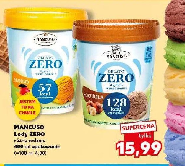 Sorbet mango Mancuso gelati promocja