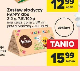 Zestaw happy kids Wawel promocja w Carrefour