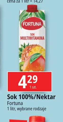 Nektar multiwitamina Fortuna promocja