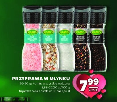 Sól morska ziołowa - młynek Kamis specialite promocja