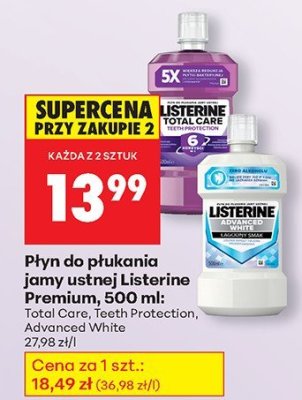 Płyn do płukania jamy ustnej Premium Total Care promocja w Biedronka