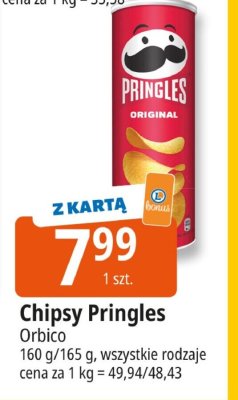 Chipsy Pringles Orbico promocja w Leclerc