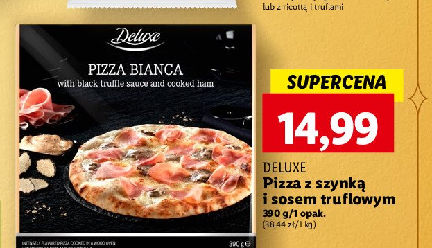 Pizza bianca Deluxe promocja