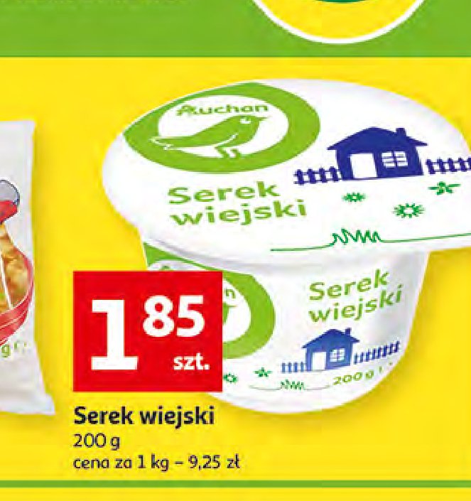 Serek wiejski Auchan promocja