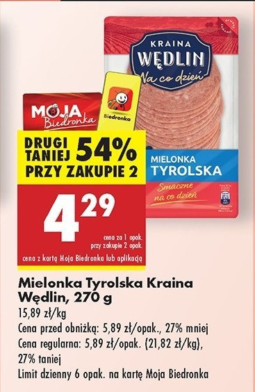 Mielonka tyrolska Kraina wędlin promocja