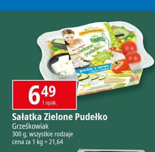 Surówka zielone pudełko Grześkowiak promocja