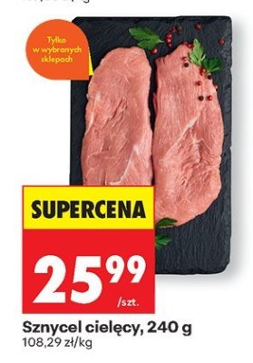 Sznycel cielęcy, 240 g promocja w Biedronka