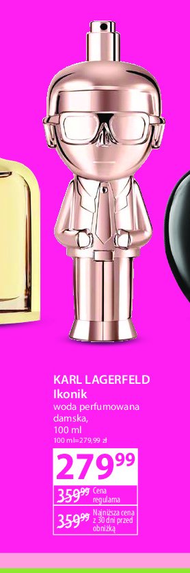 Woda perfumowana Karl lagerfeld ikonik woman promocja w Hebe