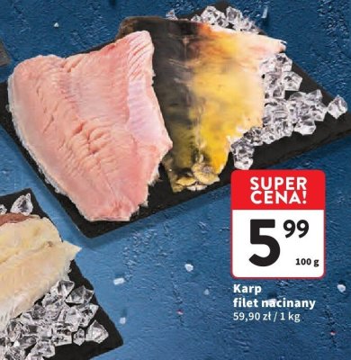 Karp filet nacinany promocja w Intermarche