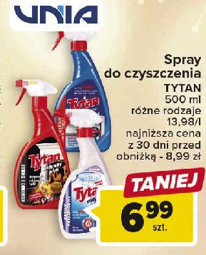 Płyn do czyszczenia kabin prysznicowych Tytan promocja