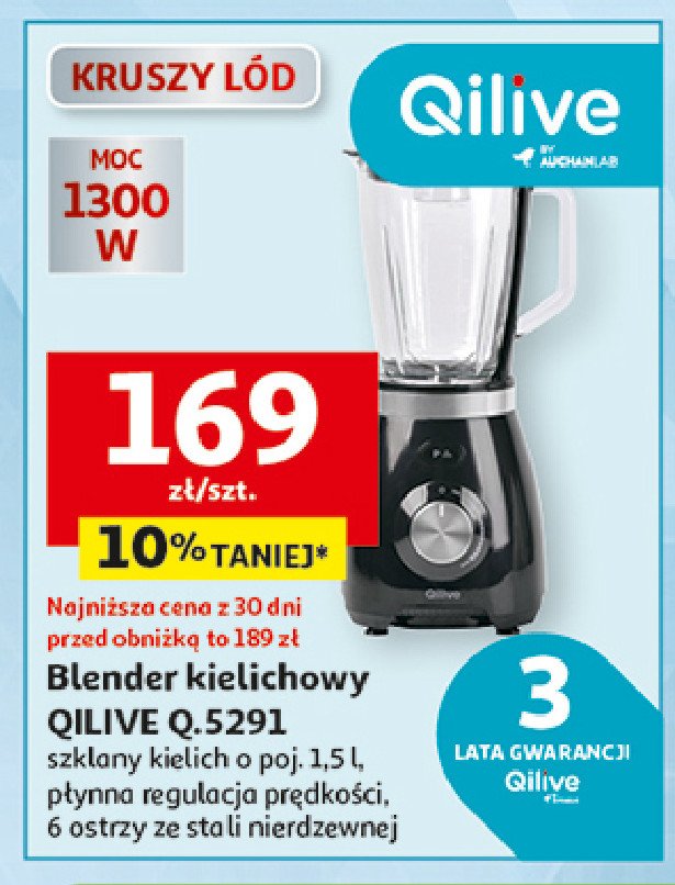 Blender kielichowy q.5291 Qilive promocja w Auchan