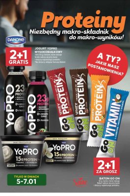 Jogurt YoPRO wysokobiałkowy różne rodzaje smak waniliowy promocja w Stokrotka