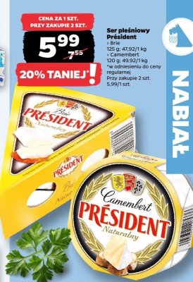 Ser pleśniowy Camembert promocja w Netto