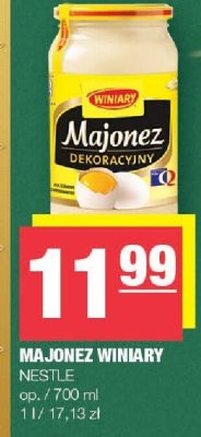 Majonez dekoracyjny Winiary Nestle promocja w SPAR