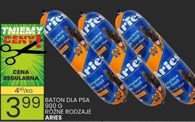 Baton dla psa BATON DLA PSA 800 G RÓŻNE RODZAJE ARIES promocja w Wafelek